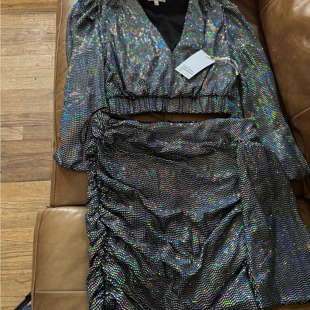 Velvet Multicolor Sequin Top